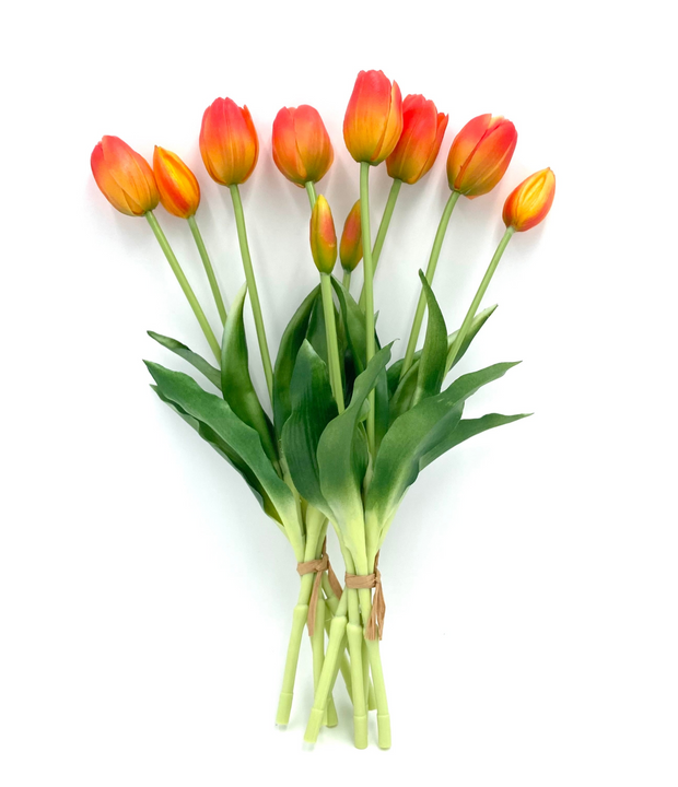 Artificial Real Touch Tulips - Bundle of 10