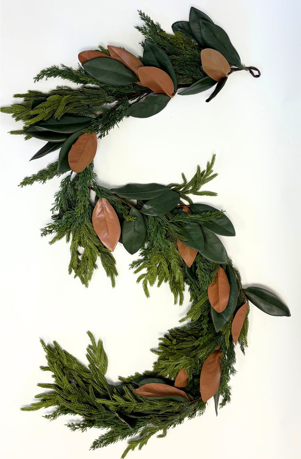 Pre-order Magnolia Spruce Pine Winter Garland