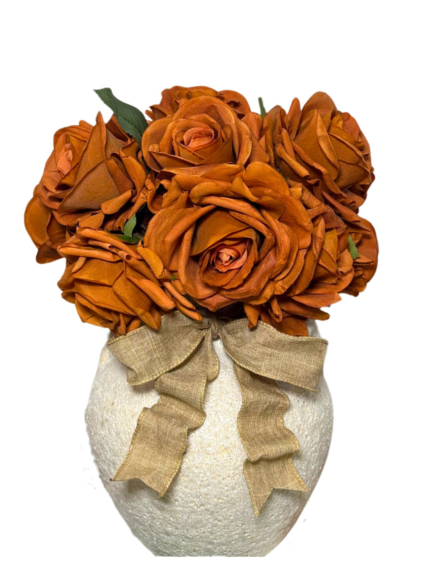 Artificial Real Touch Roses - Bundle of 10