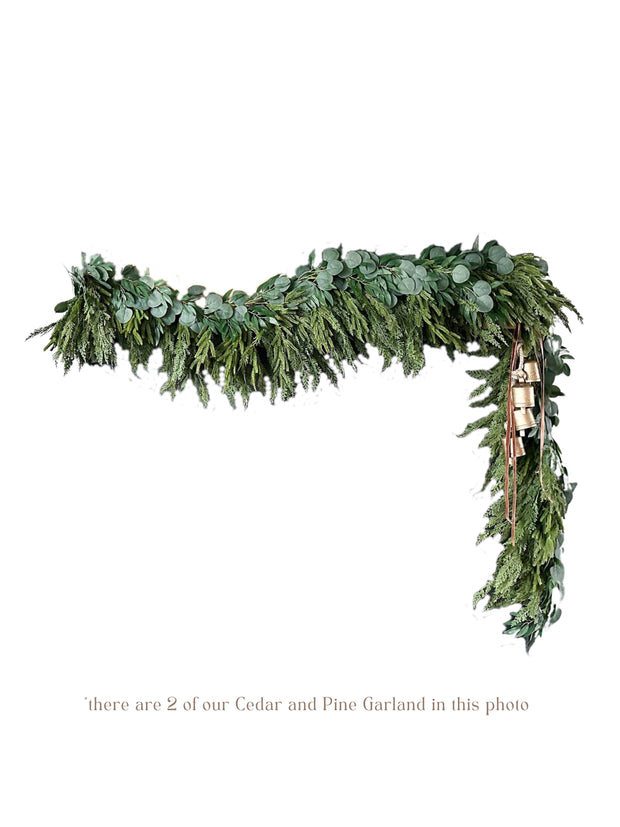 Artificial Cedar and Pine Garland