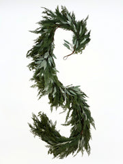 Pre-Order 9’ Artificial Real-Touch Cedar and Long Leaf Eucalyptus Garland