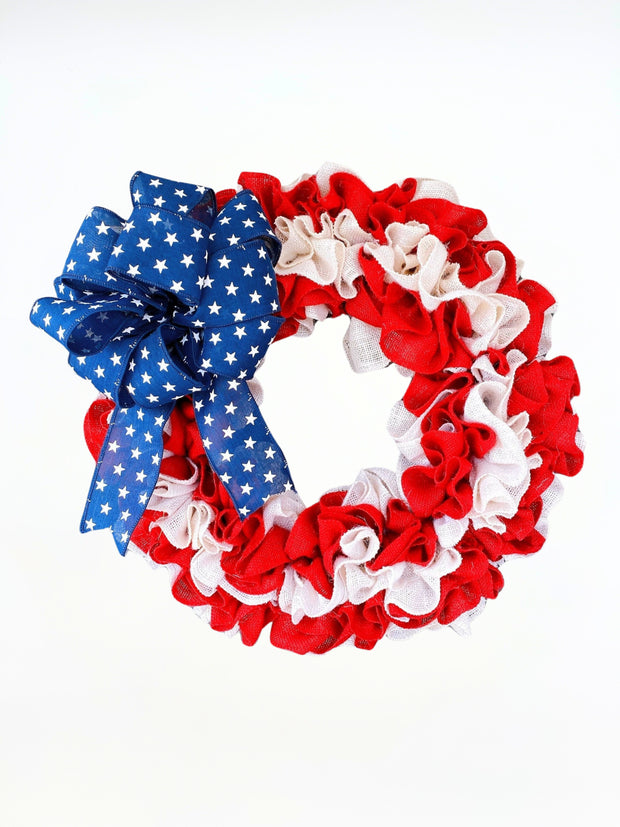Patriotic  4th of July Wreath