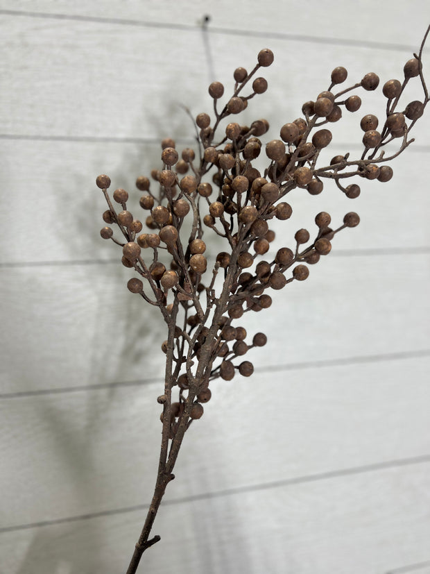 Artificial Dusty Purple Berry Stems