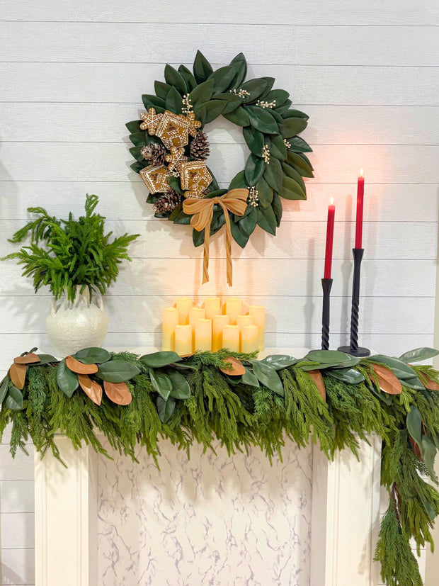 Pre-order Magnolia Spruce Pine Winter Garland