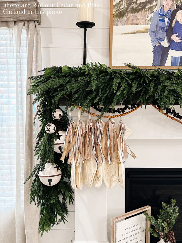 Pre-Order Artificial Cedar and Pine Garland - Ships by 11/15/25