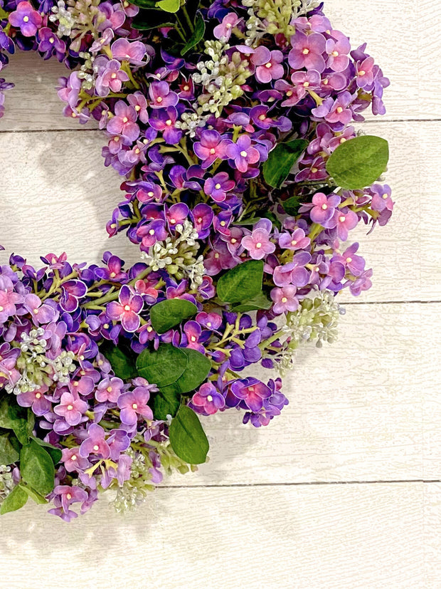 Spring Lilac Wreath