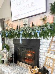 Pre-Order 9’ Artificial Real-Touch Cedar and Long Leaf Eucalyptus Garland