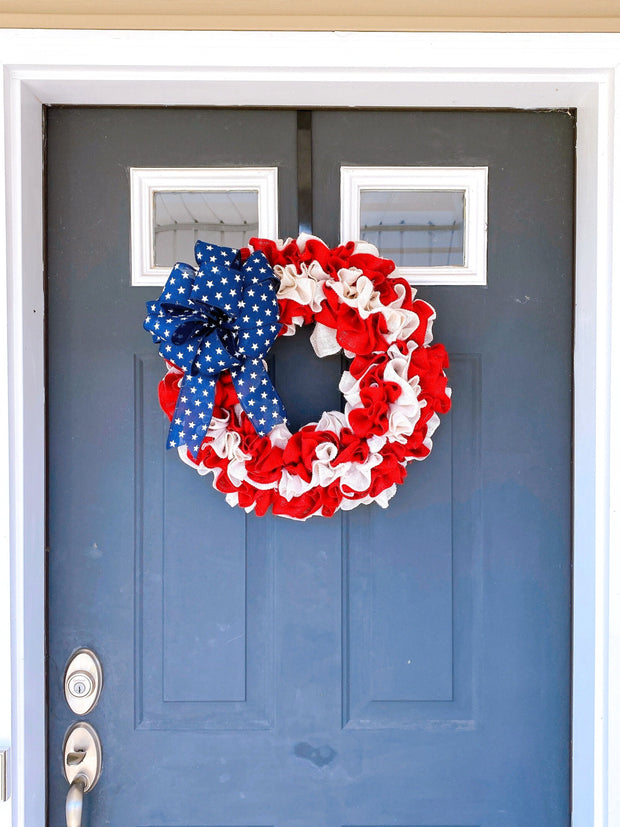 Patriotic  4th of July Wreath
