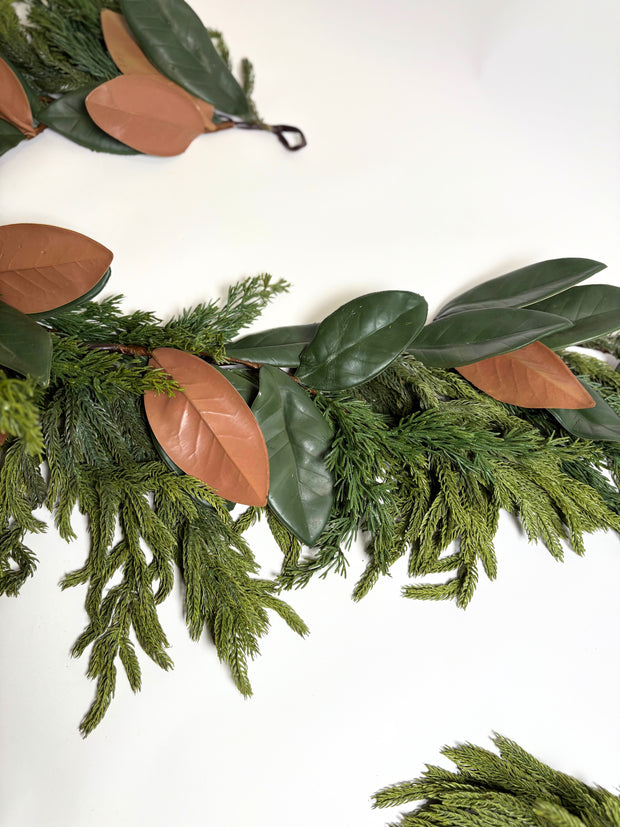 Pre-order Magnolia Spruce Pine Winter Garland