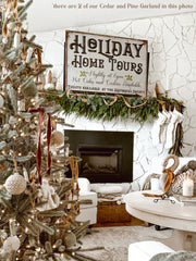 Pre-Order Artificial Cedar and Pine Garland - Ships by 11/15/25