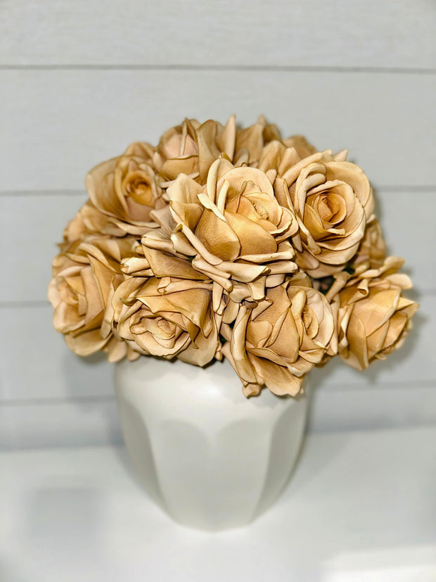 Artificial Real Touch Roses - Bundle of 10