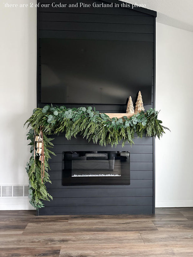 Pre-Order Artificial Cedar and Pine Garland - Ships by 11/15/25