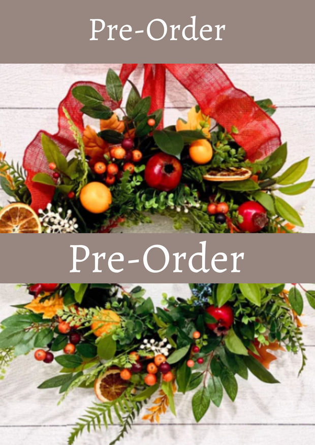 Pre-Order Autumn Williamsburg Wreath