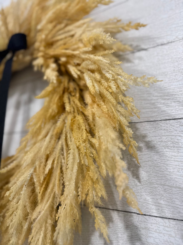 Fall Boho Pampas Wreath