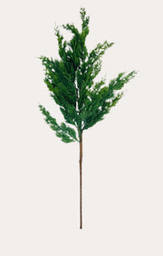 Artificial Cedar Stems - bundle of 4