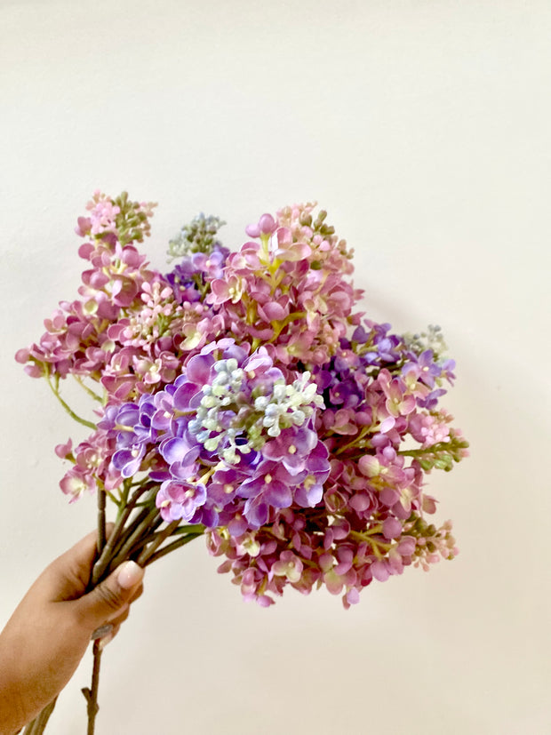 Real Touch Lilacs - Bundle of 3