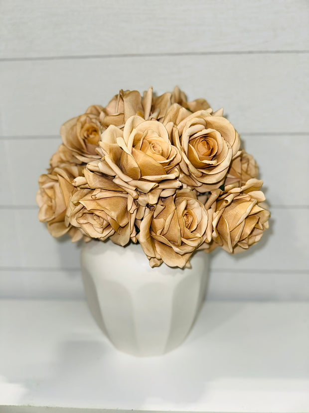 Artificial Real Touch Roses - Bundle of 10