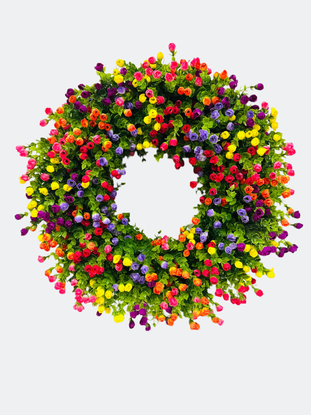 Pre-order Multicolored Spring Summer Wreath – Journey Decor