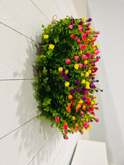 Multicolored Spring Summer Wreath