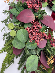 Burgundy Rose Valentine's Day Wreath