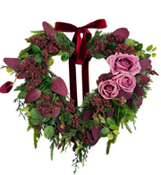 Burgundy Rose Valentine's Day Wreath