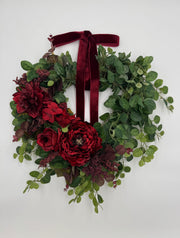 Valentine’s Day Peony Heart Wreath