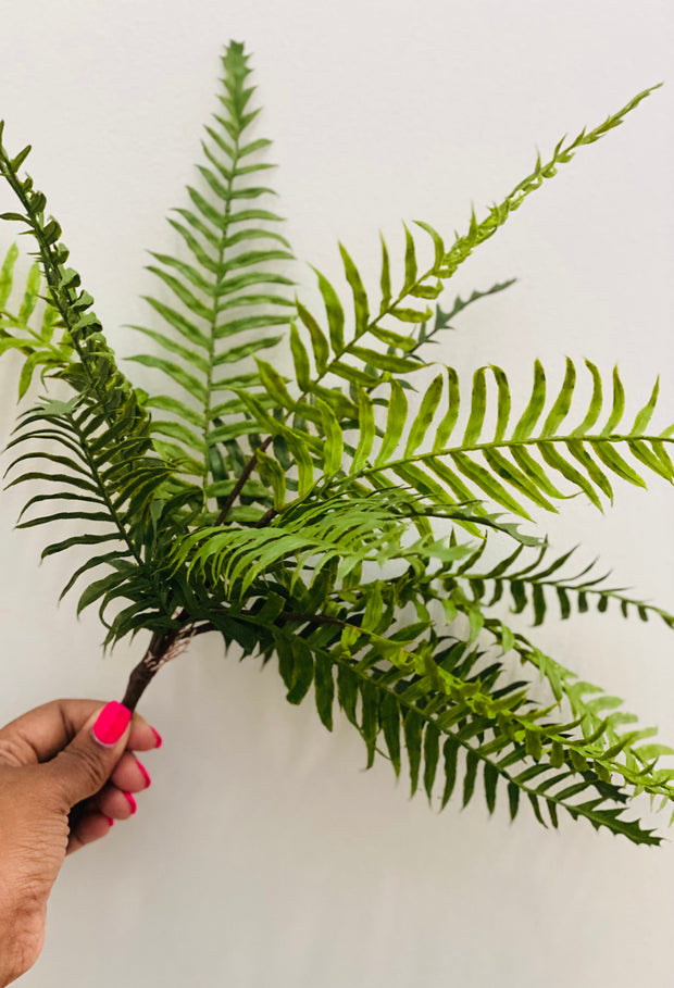 Real Touch Artificial Boston Fern- Bundle of 4