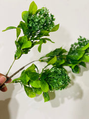 Artificial Blooming Boxwood Spray- Bundle of 3