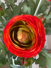 Artificial  Real Touch Ranunculus Stem-Bundle of 3