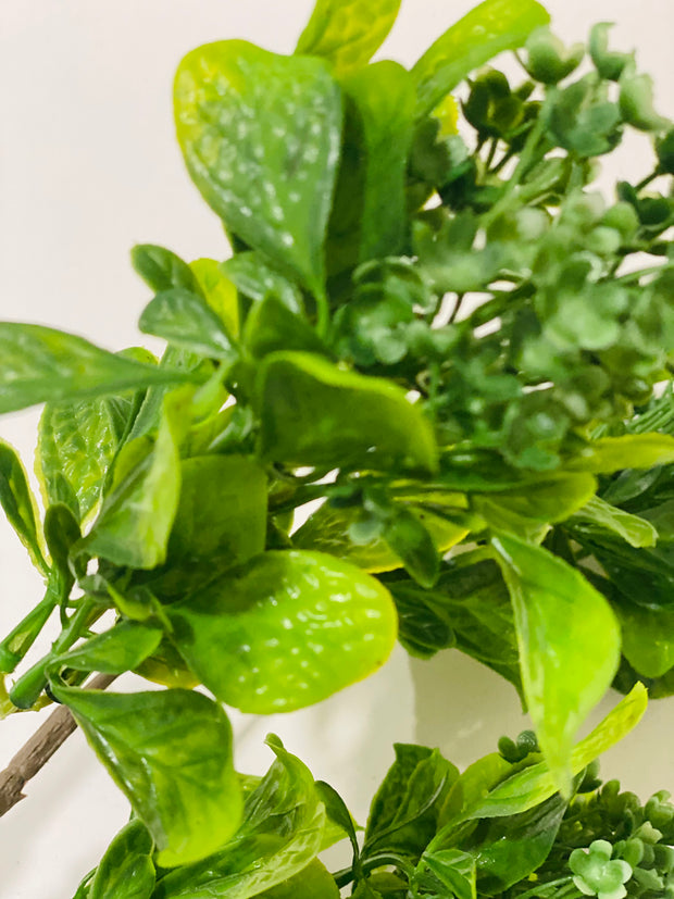 Artificial Blooming Boxwood Spray- Bundle of 3