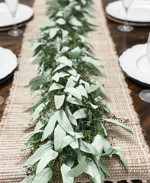 Artificial Seeded Eucalyptus Garland – Journey Decor