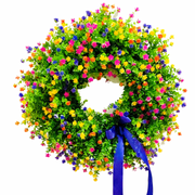 Multicolored Spring Summer Wreath
