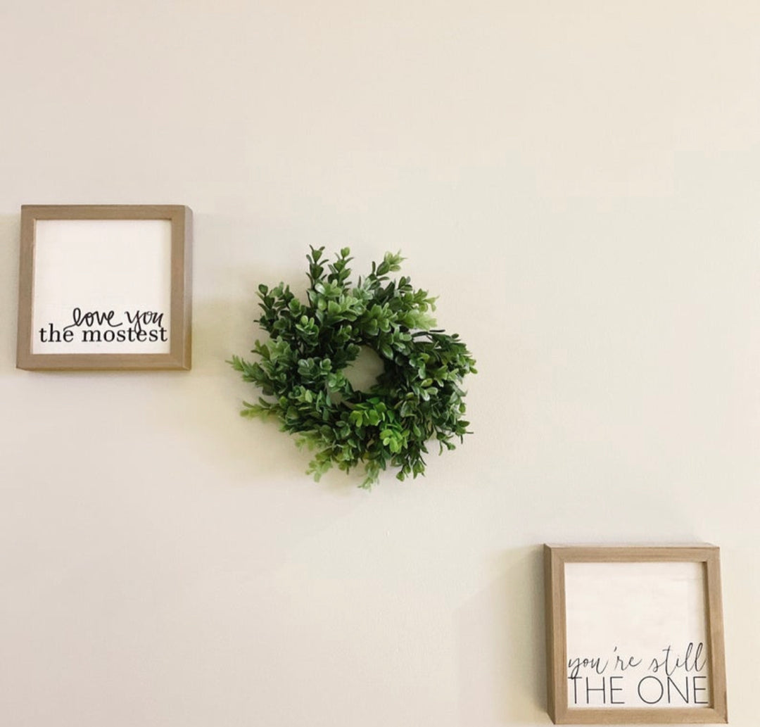 Farmhouse Boxwood offers Grapevine Wreath