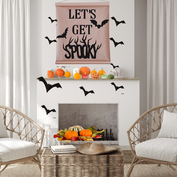 Let’s Get Spooky Scroll Sign