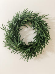 Real Touch Norfolk Pine Winter Wreath