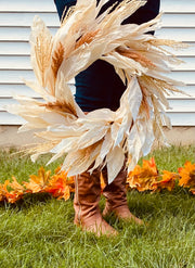 Fall Corn Husk Wreath
